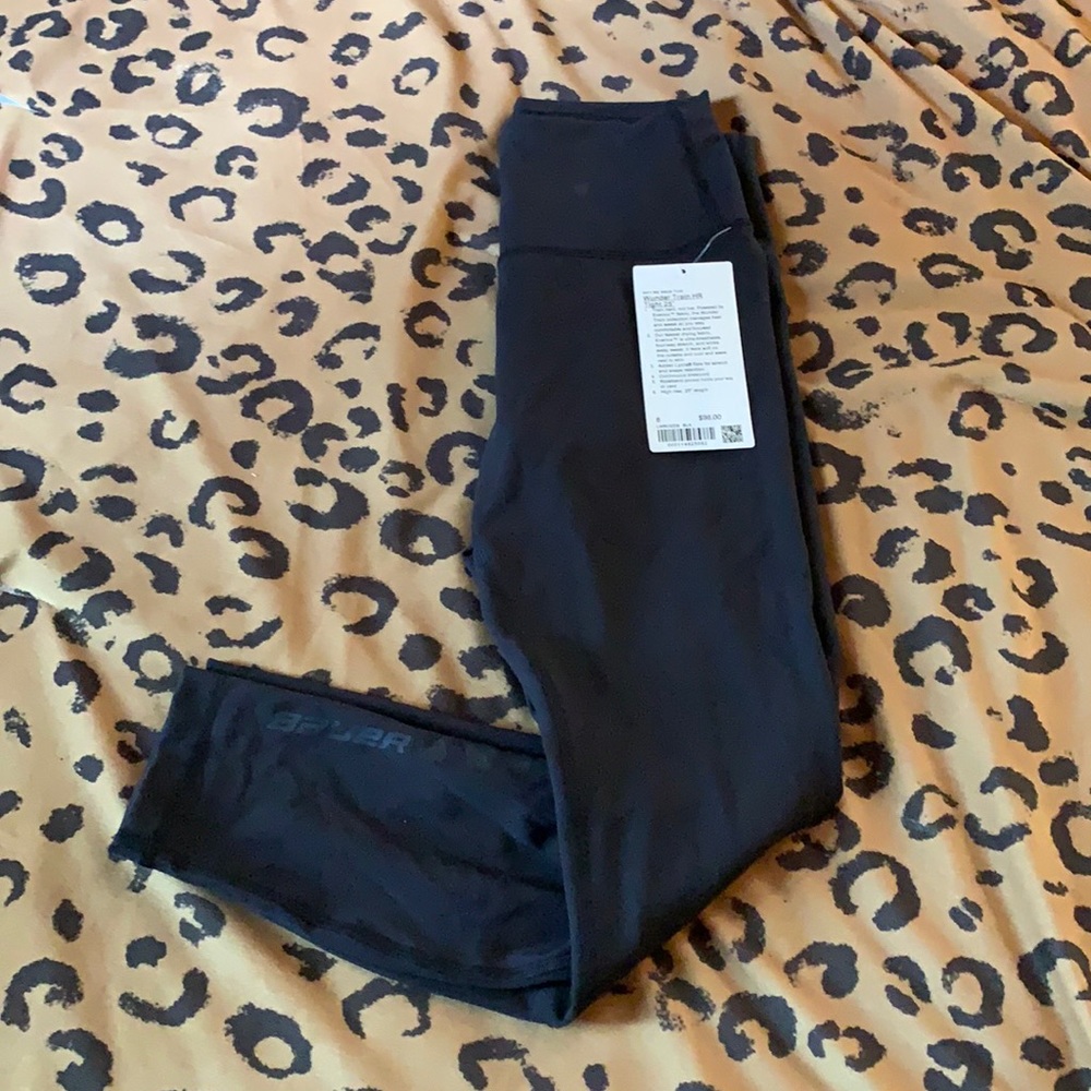 NWT Bauer Hockey Lululemon leggings